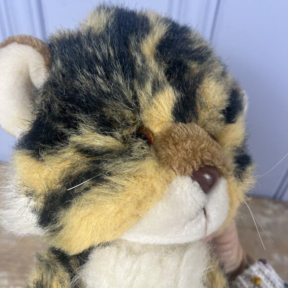 Vintage 1982 Gund Tamba Tiger Cub Kitten Cat Plush Stuffed Animal 9” Glass Eyes - Picture 13 of 13